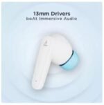 boAt Airdopes 115 in Ear TWS Earbuds | Beast Mode, Upto 24 Hrs Playbac (White Siberia)