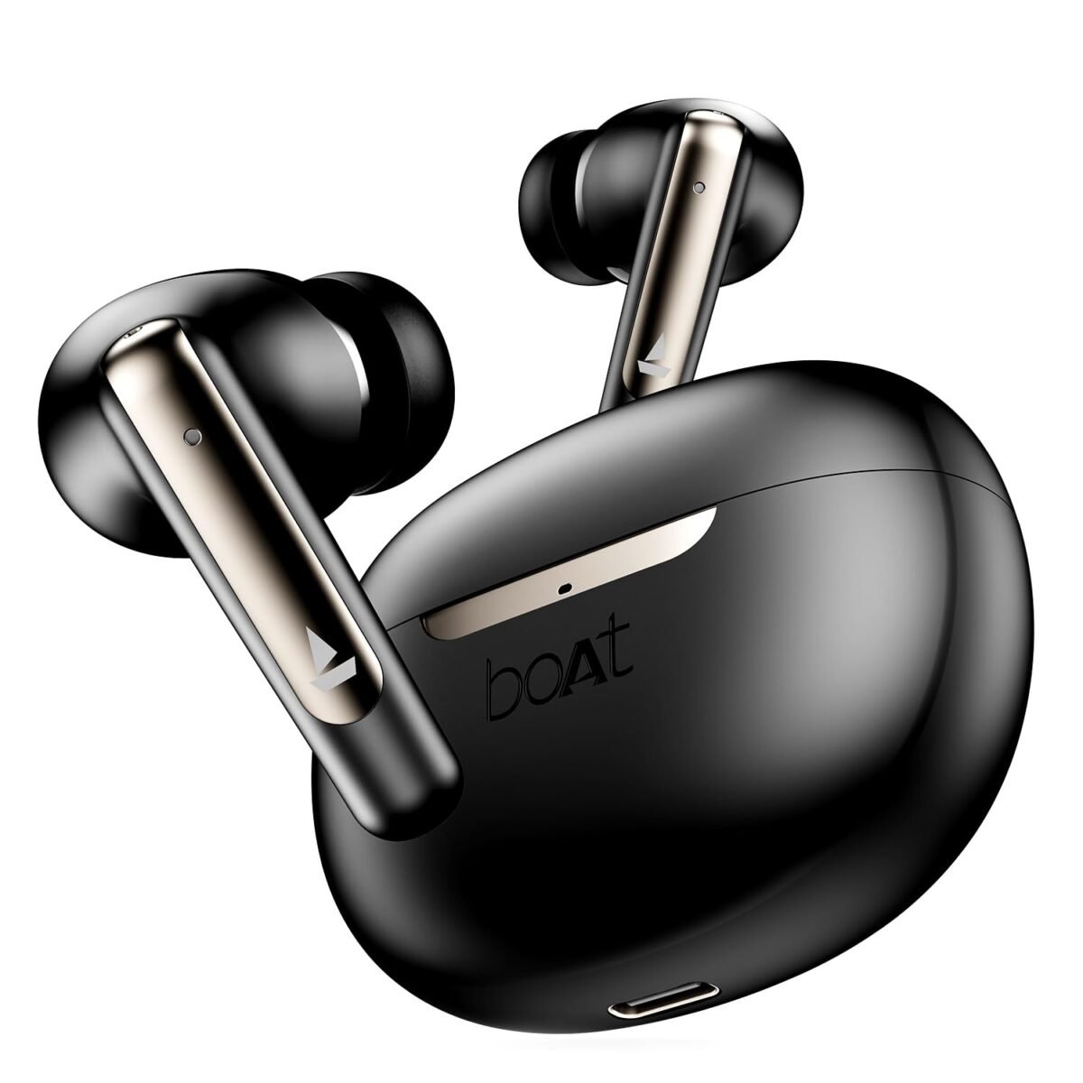 boAt Airdopes 141 ANC TWS in-Ear Earbuds w/ 32 dB Anc, 42 Hrs Playback, 50ms Low Latency Beast Mode, ASAP Charge & IPX5(Gunmetal Black)