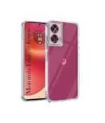 Back Cover Case for Motorola Edge 50 Fusion 5G | 360 Degree Protection - Transparent