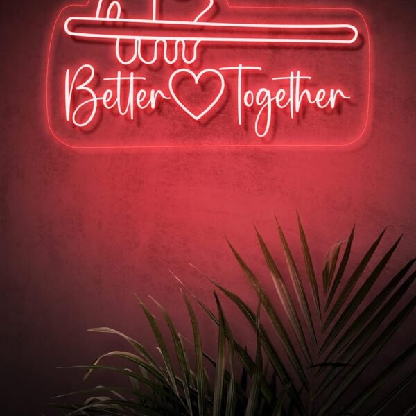 OMI Romantic Neon Lights for Bedroom Wall Decor | Husband, Wife, Girlfriend. Boyfriend, Valentine, Anniversary Gift | (Copy)