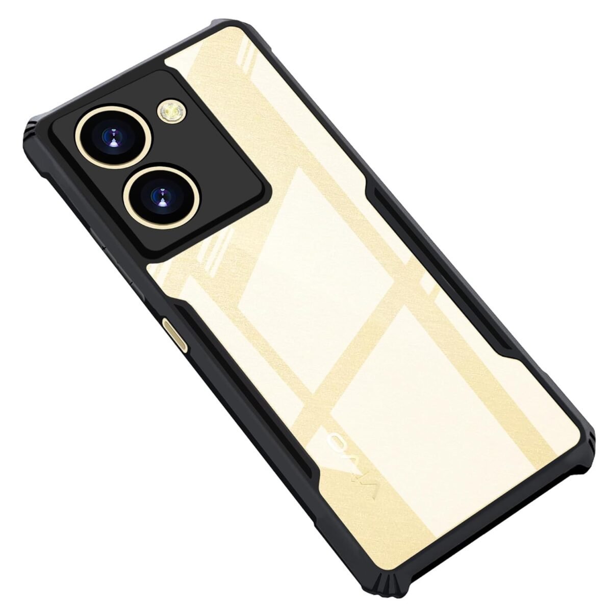 Vivo Y36 Transparent Eagle Back Case Cover | Camera Protection Shockproof Bumper-Edge