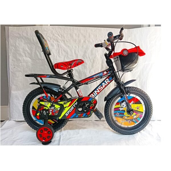 BINSAR GOKU for Boys and Girls Ideal for Age Group 2-5 Years With Rigid Fork, Caliper Brake -14X2.40