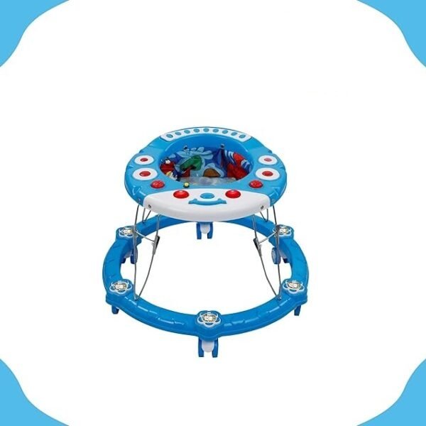 Baby Walker Musical Activity Baby Walker with Musical Toy Bar Rattles and Activity Toys (Multicolor)