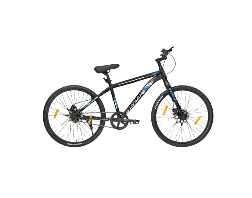 BINSAR Cycle for Men with Rigid Fork (700 Type) Dual Disc Brake for 10+ Years -26X2.40