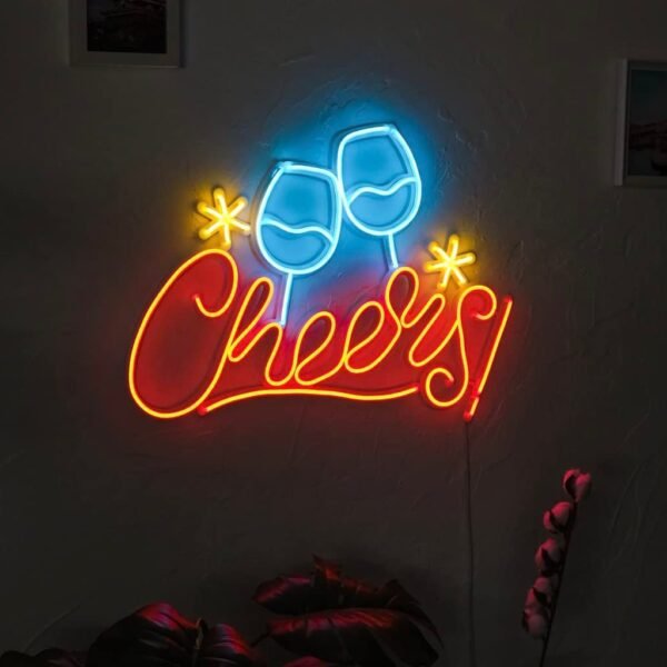 OMI Bar Neon Signs for Wall Decor, LED Bar Lights Neon Signs for Man Cave Decor, Cocktail Neon Lights with Switch, (Copy)