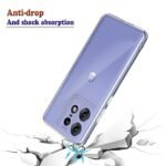 Transparent Back Case Cover for Motorola Moto Edge 50 Pro 5G | Full Device Protection - Transparent