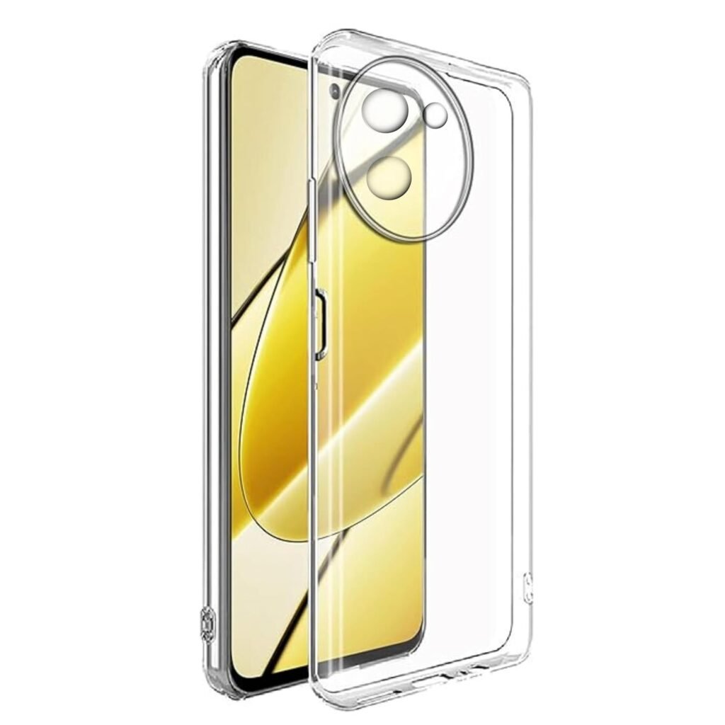 Vivo T3x 5G Back Cover | Protective Soft Transparent Shockproof Hybrid Protection Back Case Cover for Vivo T3x 5G