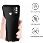 Oppo A53 / Oppo A33 – Shockproof Flexible with Camera Protection Soft Back Cover Case (Black)