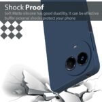 Silicone Realme 11 / 11x 5G / Narzo 60x 5G Case Cover | 360 Degree Camera Protection (Blue)