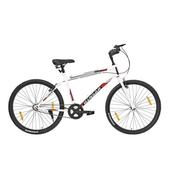 BINSAR Cycle for Men with Rigid Fork, Power Brake , 21 Speed Ideal for 10+ Years -26X2.35 (WATER ICE) S/Speed