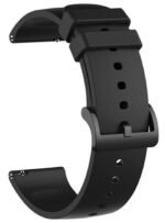 JBJ Soft Silicone Smartwatch Strap/Band with Black Metal Buckle Strap for Smartwatch