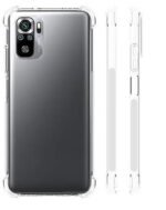 Silicone Protective Bumper Back Cover for Redmi Note 10 / Redmi Note 10s (Transparent)