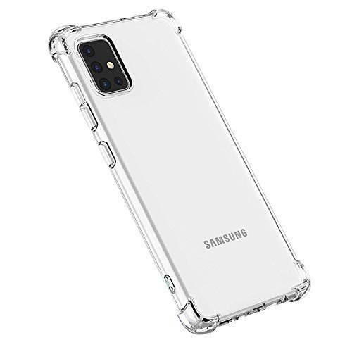 Back Cover for Samsung Galaxy A31 |  Clear Flexible Transparent Silicone Bumper Back Cover