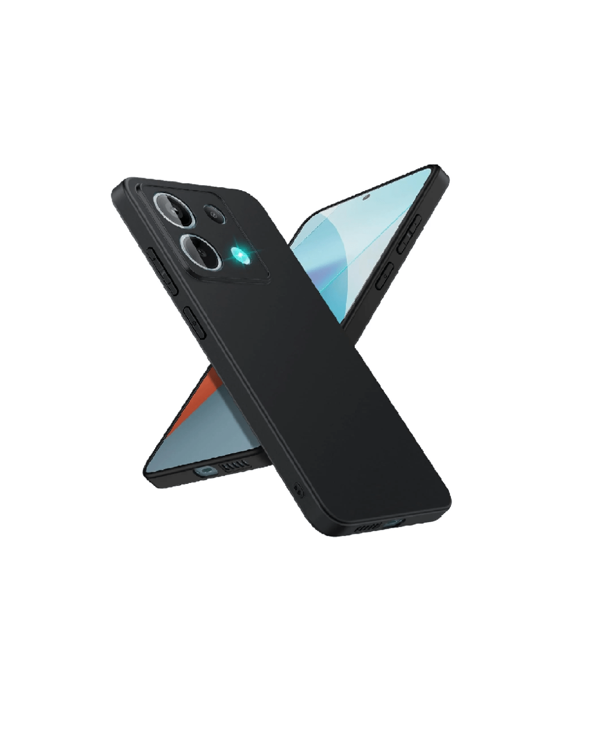 Sleek Back Cover Case for Poco X6 5G | Slim Fit Protective Design | Ultra Matte Finish | Camera Protection Bump | Soft