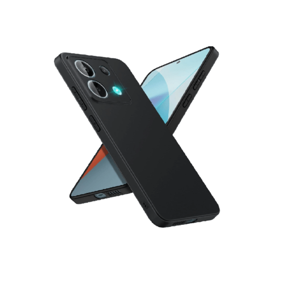 Sleek Back Cover Case for Poco X6 5G | Slim Fit Protective Design | Ultra Matte Finish | Camera Protection Bump | Soft