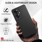 Sleek Back Cover Case for Oppo F25 Pro 5G | Slim Fit Protective Design | Ultra Matte Finish | Camera Protection Bump