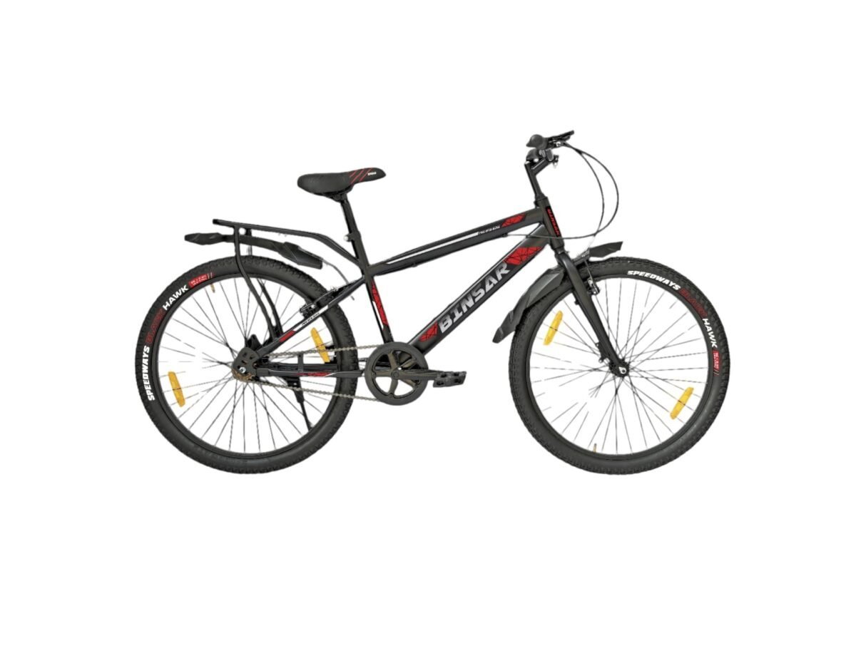 BINSAR Cycle Single Speed Mountain Bicycle for Men, Ideal for Ages 10+ | IBC -26X2.40