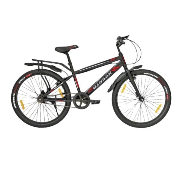 BINSAR Cycle Single Speed Mountain Bicycle for Men, Ideal for Ages 10+ | IBC -26X2.40