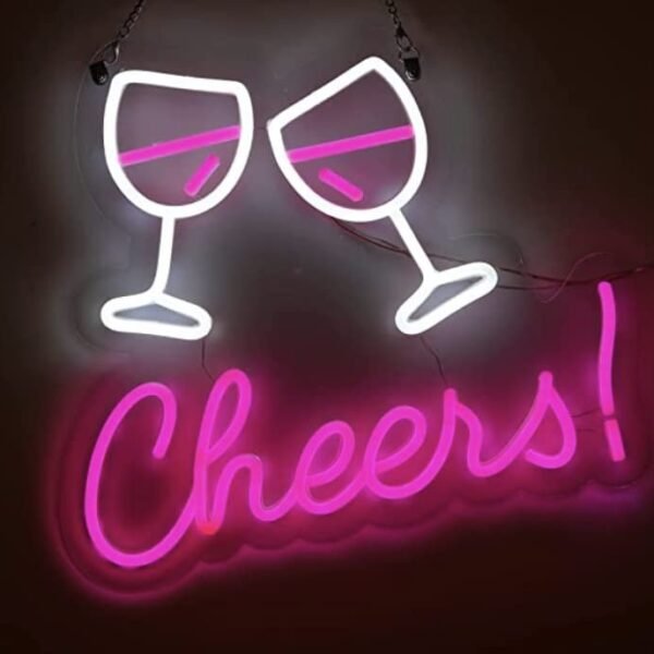 OMI Cheers Led Neon Signs Beer Bar Club Bedroom Neon Lights For Office Hotel Pub Cafe Wedding Birthday Party Man (Copy)