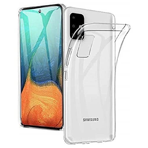 Silicon Shock-Proof Cover for Samsung Galaxy A71 (Transparent Clear)