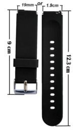 JBJ19mm Silicone Smart Watch Strap for Men & Women - PACK OF 1