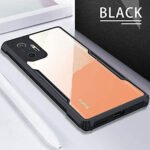 Back Cover for Redmi Note 10 Pro/Note 10 Pro Max Back Cover Slim Crystal Clear Camera Protection Airbag Shockproof (Transparent Black)