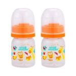 Small Wonder Admire Baby Feeding Bottle (Pack of 2), 60 ML, Orange