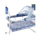 Baby Love Baby Cradle Cum Cot Cum Stroller Bassinet (Blue) Bassinet (Blue)