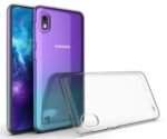 Silicon Transparent Soft Rubber Back Cover for Samsung Galaxy A10 (Transparent)