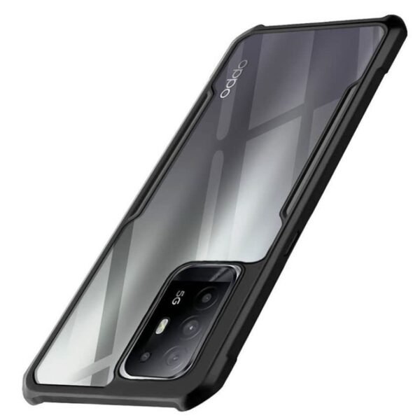 Back Cover For Oppo F19 Pro+Plus 5G | 360 Degree Protection | Protective Design | Transparent Black - Eagle