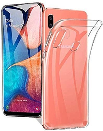 Flexible Plain TPU Back Cover For Samsung Galaxy A30 (Transparent)