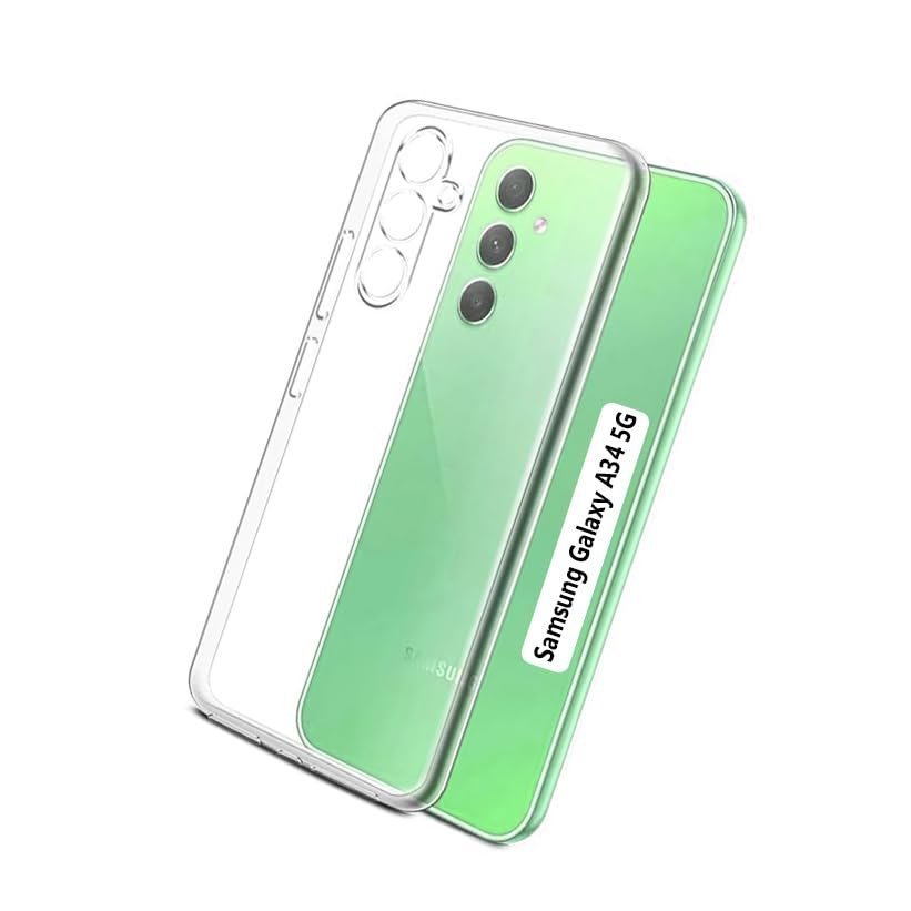 Back Cover for Samsung Galaxy A34 5G Back Cover Case - Clear Transparent