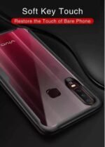 Back Cover Case for Vivo Z1 Pro Crystal Clear Back case with Side Bumper || Hybrid case || Camera Pritection