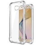 Solid Shock Proof Bumper Hybrid Edge to Edge Protective Transparent Back Cover for Samsung Galaxy C9 Pro 6.0"