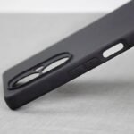 4 Sides Full Protection Silicon Back Cover Case for Oppo F25 Pro (5G) - (Black)