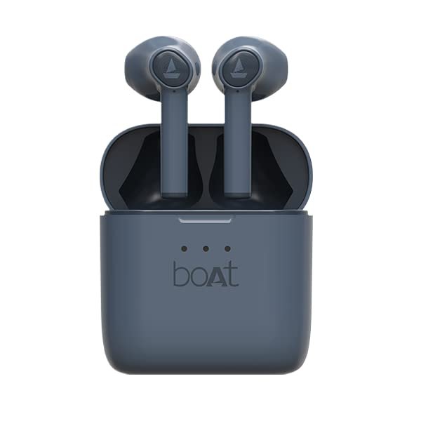 boAt Airdopes 138 with 13mm Drivers, 12 hours nonstop music Wireless Earbuds (Midnight Blue)