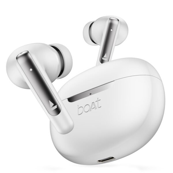 boAt Airdopes 141 ANC TWS in-Ear Earbuds w/ 32 dB Anc, 42 Hrs Playback, 50ms Low Latency Beast Mode,  ASAP Charge & IPX5(White)