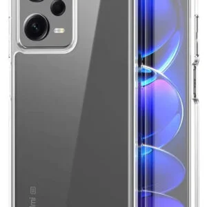 Shield Clear Acrylic Back Shock Proof Case Cover for Redmi Note 12 Pro (Transparent)