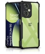 Shock Proof Crystal Clear Back Case Mobile Cover for 1+ OnePlus Nord CE 3 Lite 5G (Hard | Hybrid PC + TPU | Full Armour