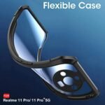 Polycarbonate Crystal Clear Back Cover Case For Realme 11 Pro/11 Pro Plus 5G|360 Degree Protection|Shock Proof