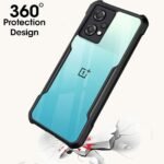 Crystal Clear OnePlus Nord CE 2 Lite 5G Back Cover Case, 360 Degree Protection, Shock Proof Design, Transparent Back