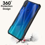 Shockproof Crystal Clear Back Cover for Vivo Y12/ Y15/ Y17/ U10 | 360 Degree Protection | Protective Design |