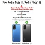 Silicone Basic Case for Mi Redmi Note 11 - (Transparent cover)