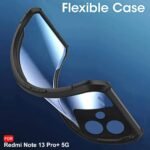 Crystal Clear Mi Redmi Note 13 Pro Plus 5G Back Cover Case | 360 Degree Protection | Shock Proof Design |