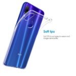 Silicone Back Cover For Redmi Note 7, Redmi Note 7 Pro, Redmi Note 7s (Transparent)