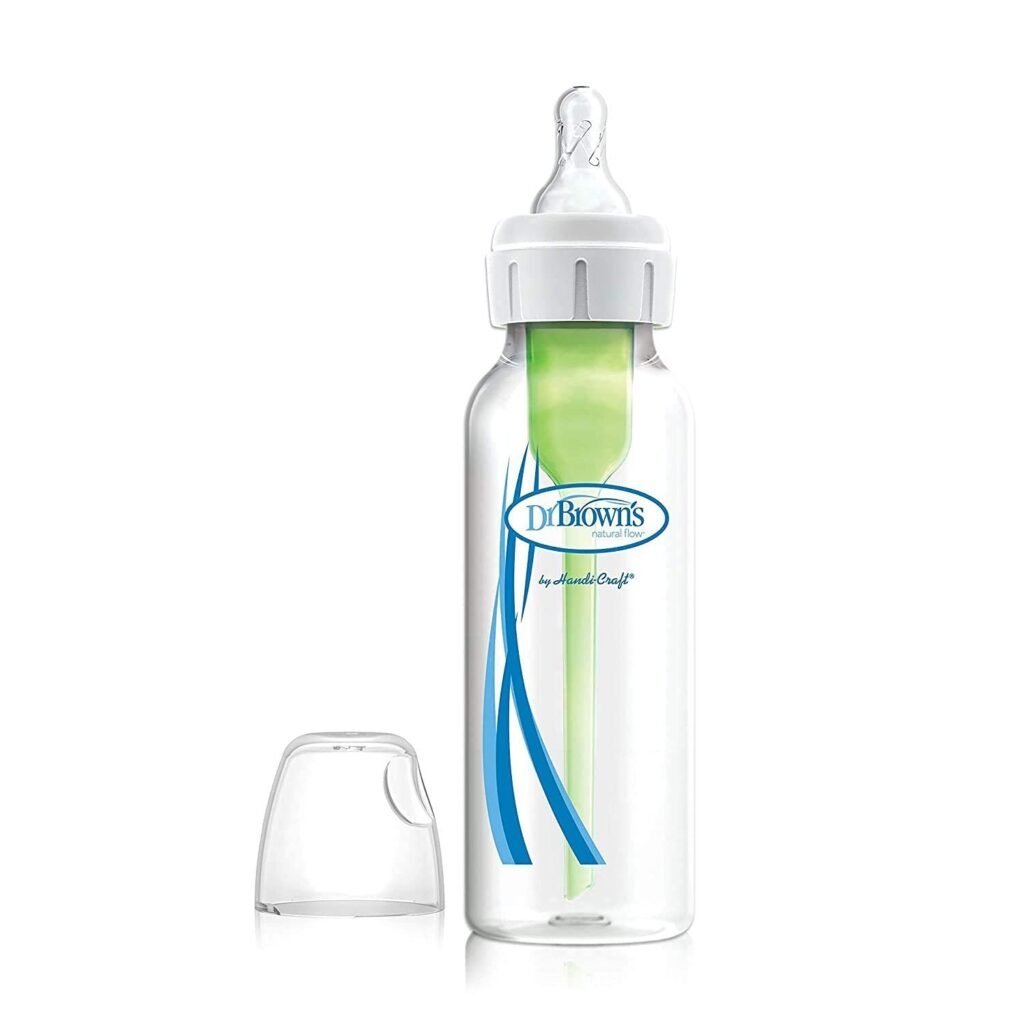 Dr. Brown's Options Standard Neck Feeding Bottle (250 Ml, Pack of 1, White)