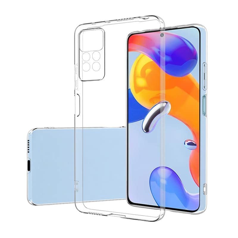 Back Cover for Xia   Redmi Note 11 Pro/Note 11 Pro Plus 5G (Transparent Soft Silicon Mobile Phone Case)