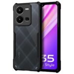 Shockproof Crystal Clear Viivo Y35 Back Cover Case | 360 Degree Protection | Protective Design | Transparent Back