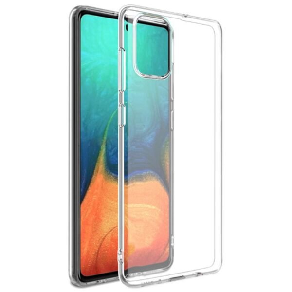 Mobile Cover for Samsung Galaxy A71 (Soft & Flexible Back Case), Transparent