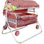 Baby love TOY Mosquito Net Jhulla Cradle with Swing for New Born Baby 1-2 Years Babies-Newborn Baby Cotton Baby Sleep Swing